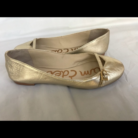 sam edelman gold flats